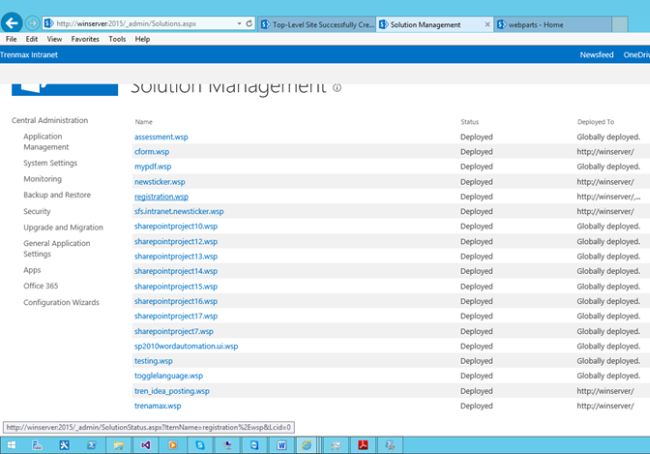 deployed successfully